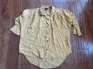 Love & Liberty Mustard Yellow Button Up Shirt